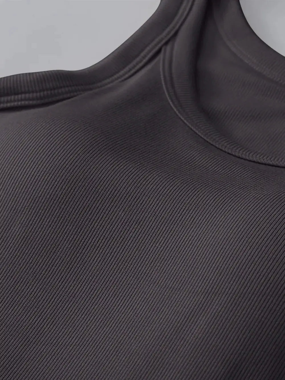Women's Round Neck Tank Top With Built In Bra Basic Style Casual - Fritsch & Co.